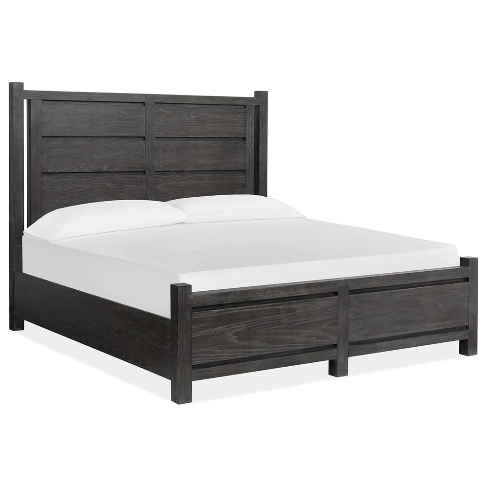 Nicolette Home Plum Creek King Panel Bed in Ravenwood Black, , large