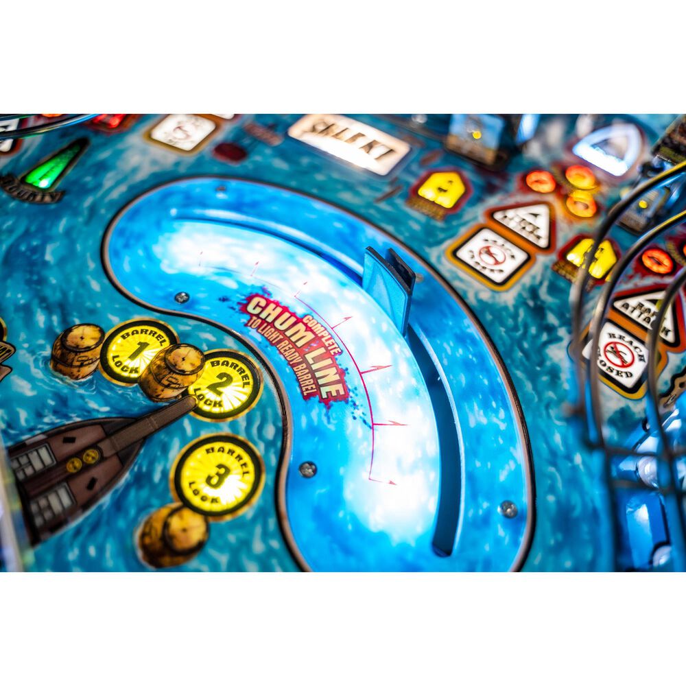 Stern Pinball Jaws Pro Premium Edition Pinball Machine, , large