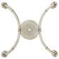 Golden Lighting Cambay 4-Light Semi-Flush in White Gold, , large