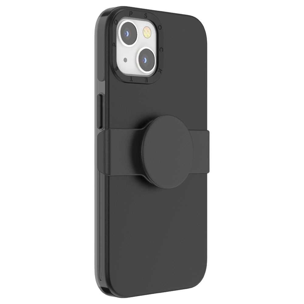PopSockets PopGrip Slide Case for Apple iPhone 13 in Black Nebraska