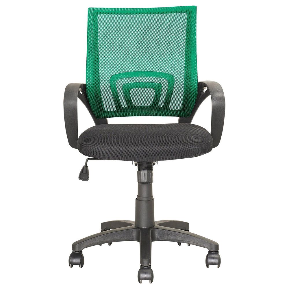CorLiving Workspace Office Chair with Teal Mesh Back, , large