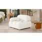 Jennifer Taylor Home Marcel Lounge Arm Chair in Ivory White, , large