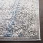 Safavieh Invista Traditional 9" x 12" Grey and Blue Area Rug, , large