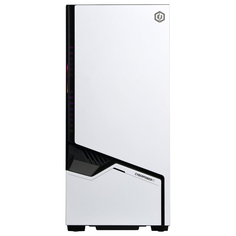 CyberPowerPC Gamer Master Gaming Desktop | AMD Ryzen 5 8400F - 16GB RAM - AMD Radeon RX 9060 XT Graphics - 1TB SSD in White, , large