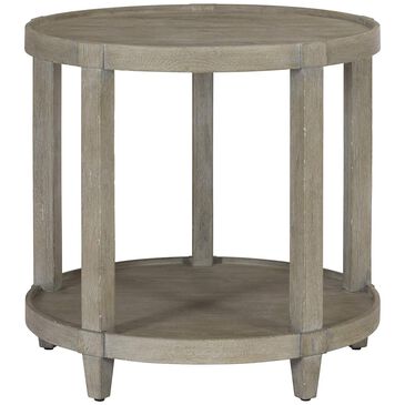Bernhardt Albion Round Side Table in Sorrel Pewter, , large