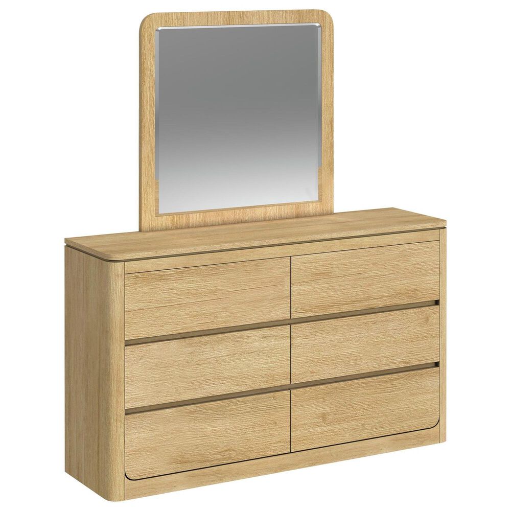 Mayberry Hill Rosalie 4 Piece King Panel Bedroom Set in Natural, , large