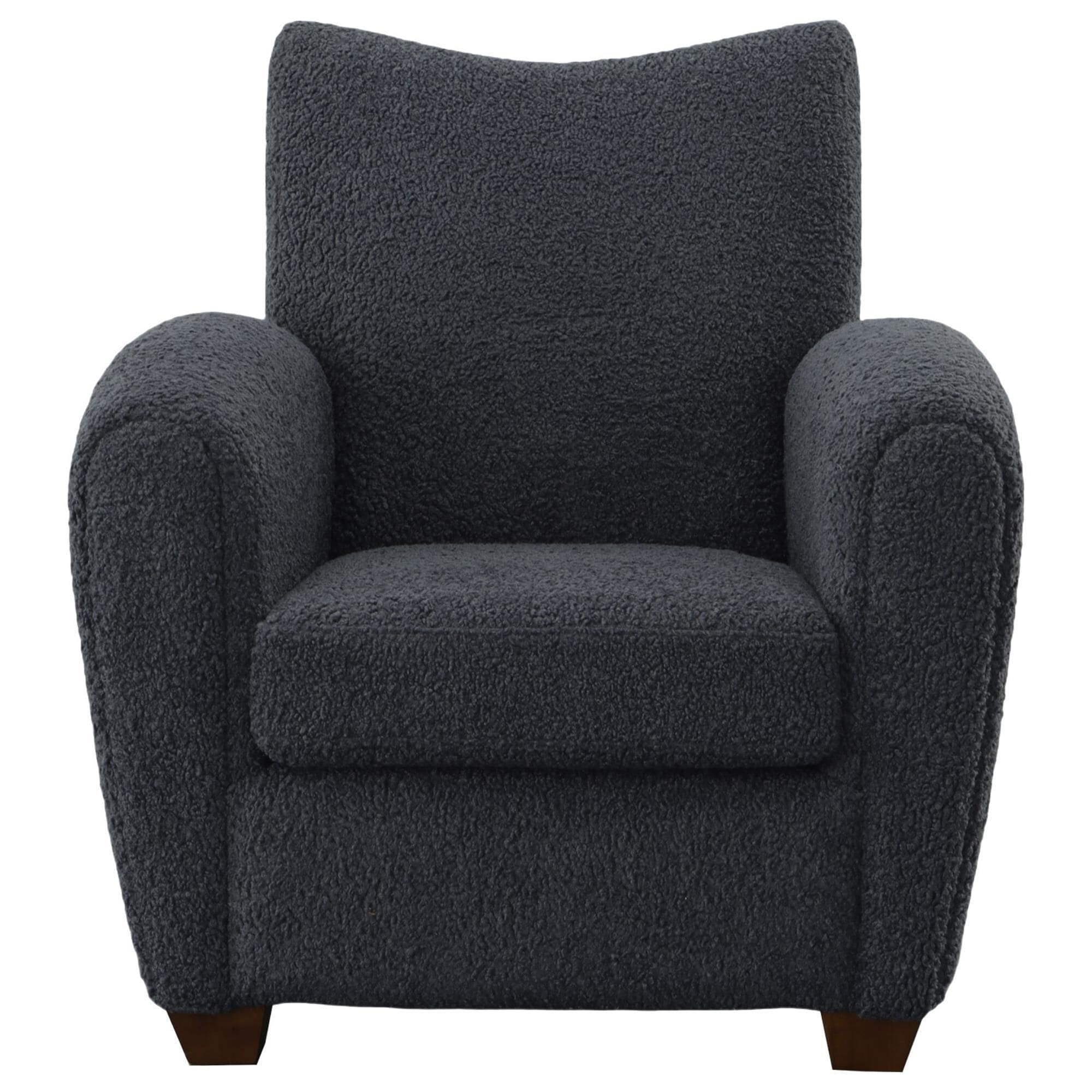 Uttermost Teddy Accent Chair in Slate Gray NFM