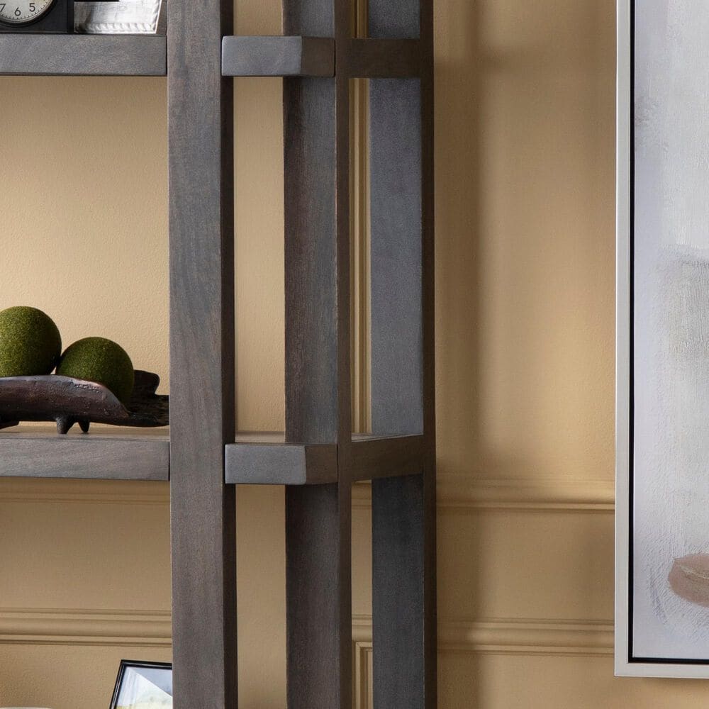 Crestview Collection Monticito 4-Shelf Etagere Bookcase in Brown, , large