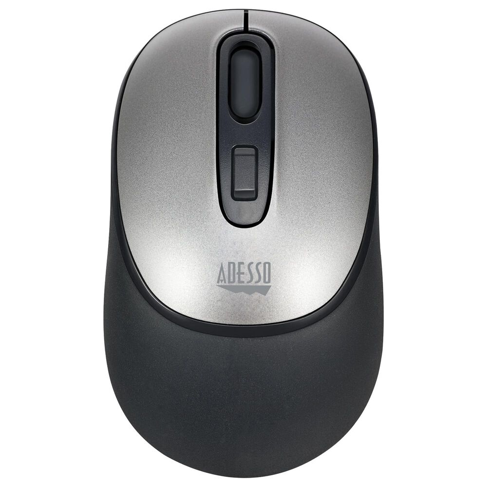 Adesso iMouse A10 Antimicrobial Wireless Mouse in Black and Gray, , large