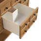 James Martin Malibu 48" Single Bathroom Vanity in Amber Birch with 3 cm Parisien Bleu Quartz Top and Rectangular Sink, , large