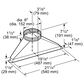Bosch 6" Side/Rear Transition for Downdraft Ventilation in Stainless Steel, , large