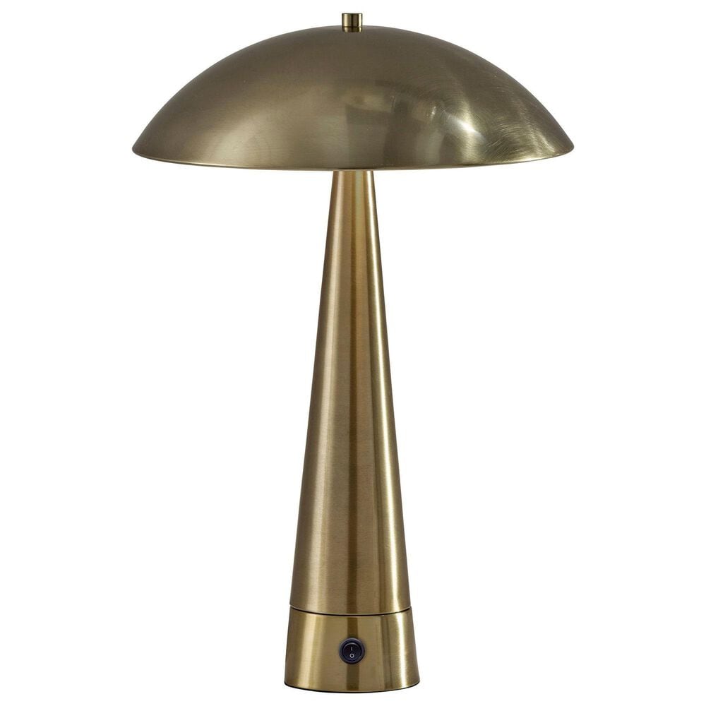 Adesso Vortex Table Lamp in Antique Brass, , large
