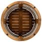 Hearth and Haven Outdoor Round Acacia Wood Side Table with Handwoven Rope Accents in Natural, , large