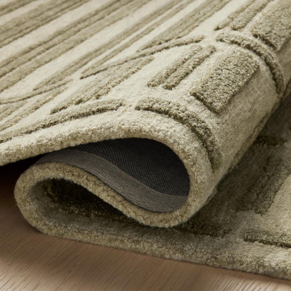 Chris Loves Julia x Loloi Bradley 8&#39;6&quot; x 11&#39;6&quot; Sage and Olive Area Rug, , large