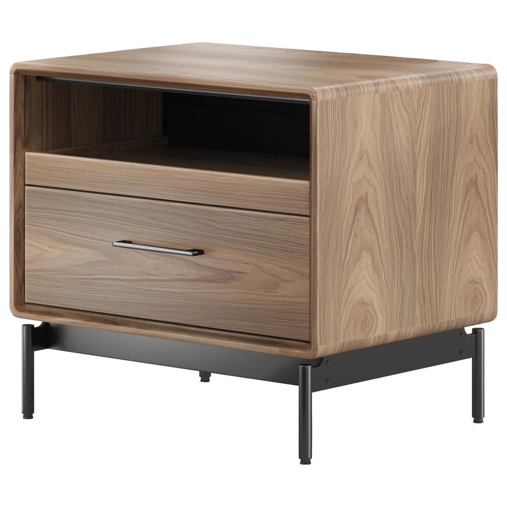 BDI LINQ 4-Piece Queen Bedroom Set in Natural Walnut, , large