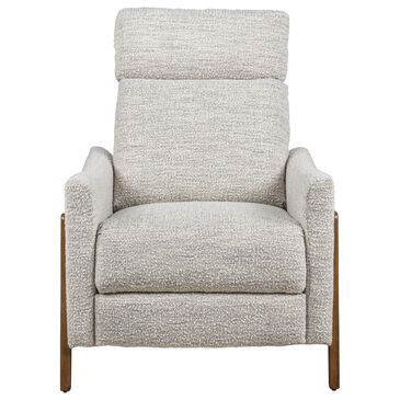 Aurora Furnishings Push Back High Leg Recliner in Merino Cotton, , large