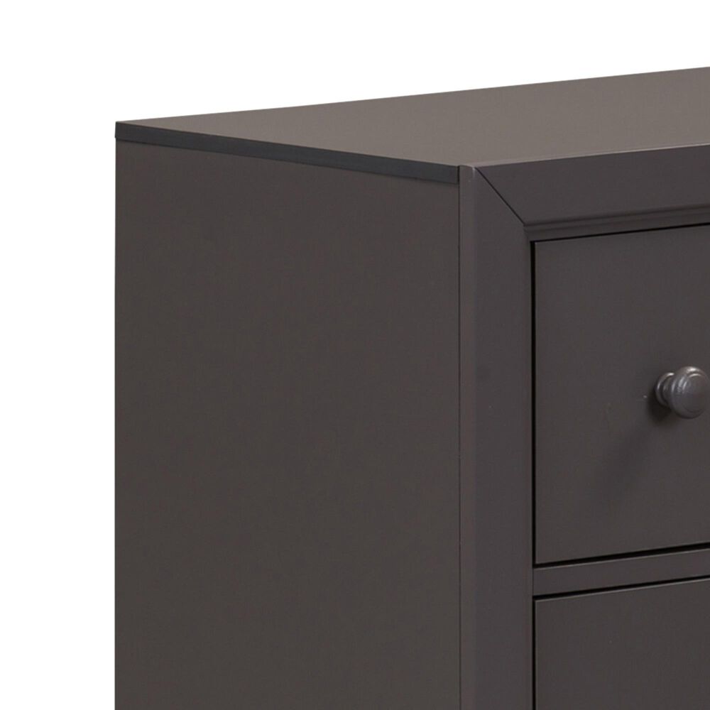 Belle Furnishings Cottage View Nightstand in Dark Gray, , large