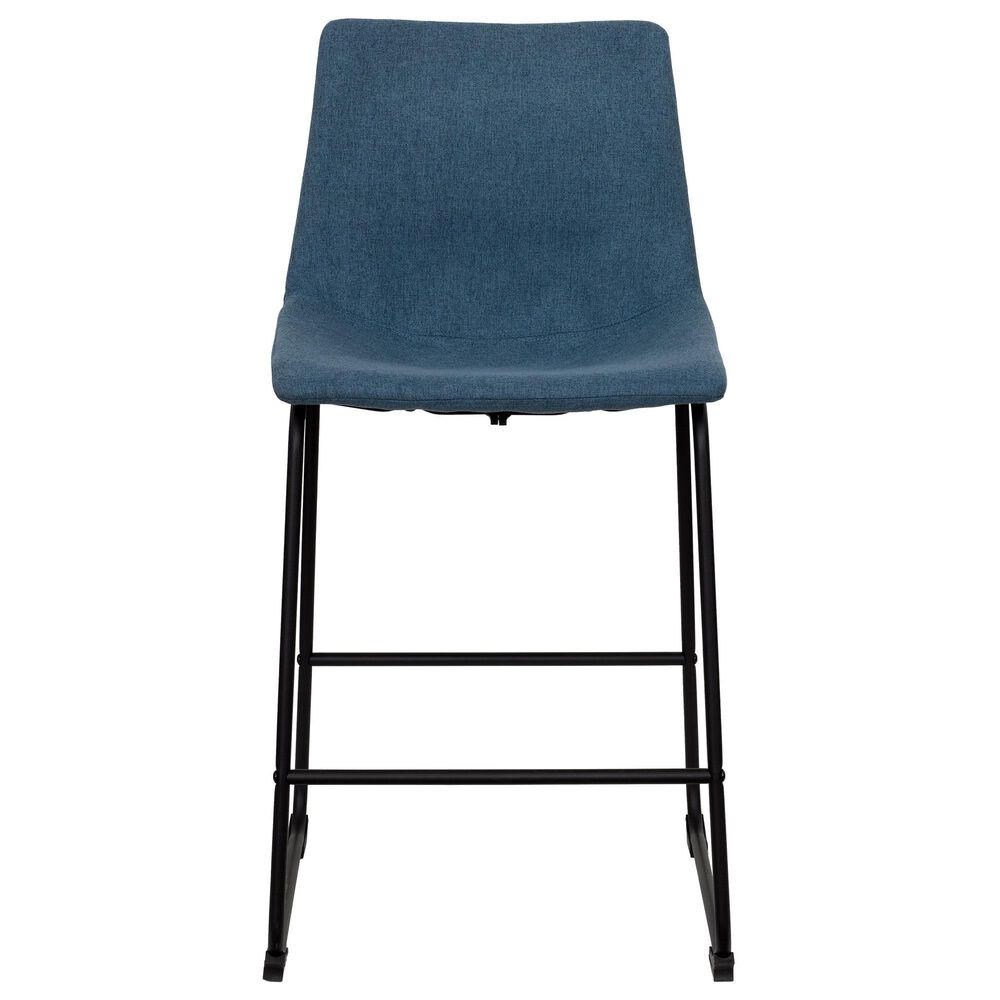 CorLiving Asahi Counter Stool in Blue NFM