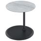 HOMLUX 15.5" End Table with Adjustable Height in Gray, , large