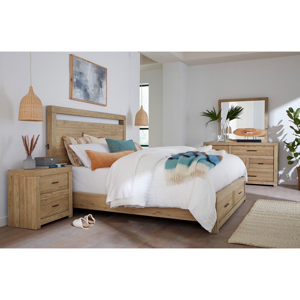 Riva Ridge Modern Loft 2-Drawer Nightstand in Modern Khaki, , large