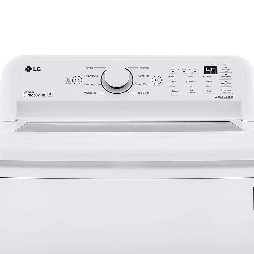 LG 4.5 Cu. Ft. WT7000CW Top Load Washer in White, , large