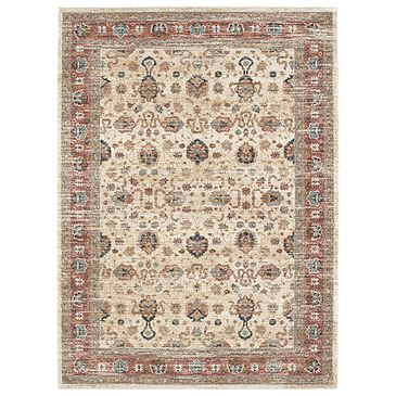 Karastan Spice Market Koyna 91199-70033 3"5" x 5"5" Cream Area Rug, , large