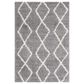 Safavieh Venus Shag VNS682J 4" x 6" Grey and Ivory Area Rug, , large