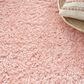 Nourison Lush Shag 5"3" x 7"3" Blush Area Rug, , large