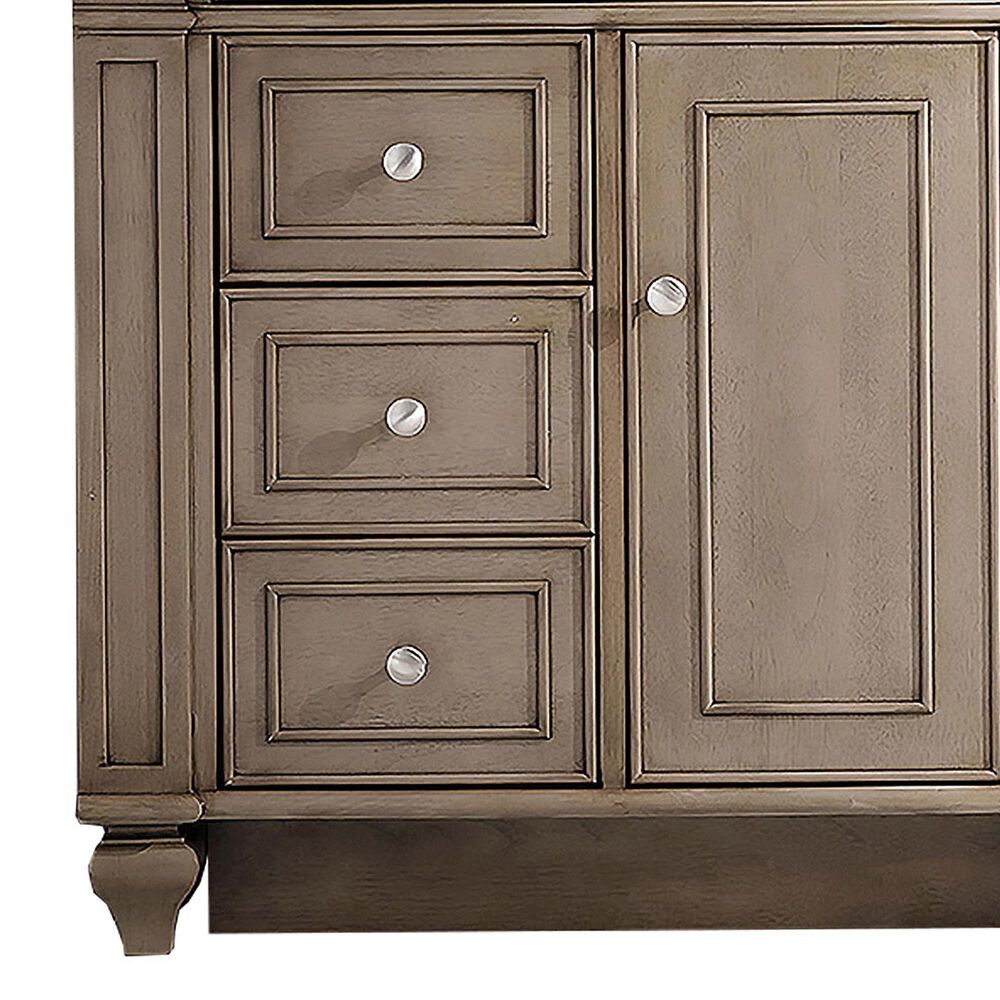 James Martin Vanities Bristol 30&quot; Single Bathroom Vanity in Whitewashed Walnut with 3 cm Parisien Bleu Quartz Top and Rectangular Sink, , large