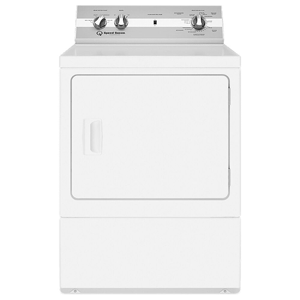 Speed Queen 7.0 Cu. Ft. Electric Dryer with Sanitize in White Shop NFM