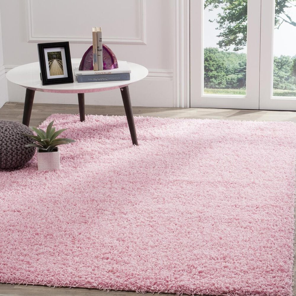 Safavieh Florida Shag SGA119P-4 4&#39; x 6&#39; Pink Area Rug, , large