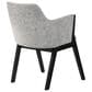 Blue River Arcadia and Renzo 5-Piece 48" Dining Set with Gray Cushion in Black, , large