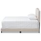 Baxton Studio Vivienne King Upholstered Bed in Light Beige, , large