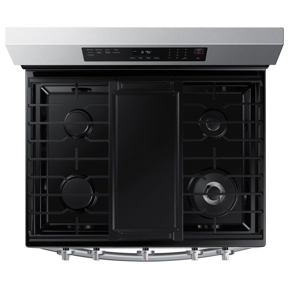 Samsung 6 Cu. Ft. Freestanding Gas Range with Wi-Fi and Air Fry in Stainless Steel, , large