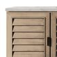James Martin Vanities Portland 60" Single Bathroom Vanity in Whitewashed Walnut with 3 cm Victorian Silver Quartz Top and Rectangular Sink, , large
