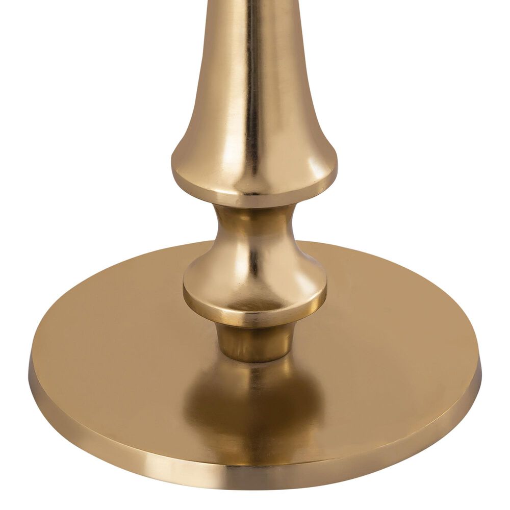 Tov Furniture Goathide Side Table in Black and Gold, , large