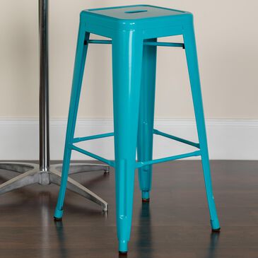 Flash Furniture 30" Barstool in Blue, , large