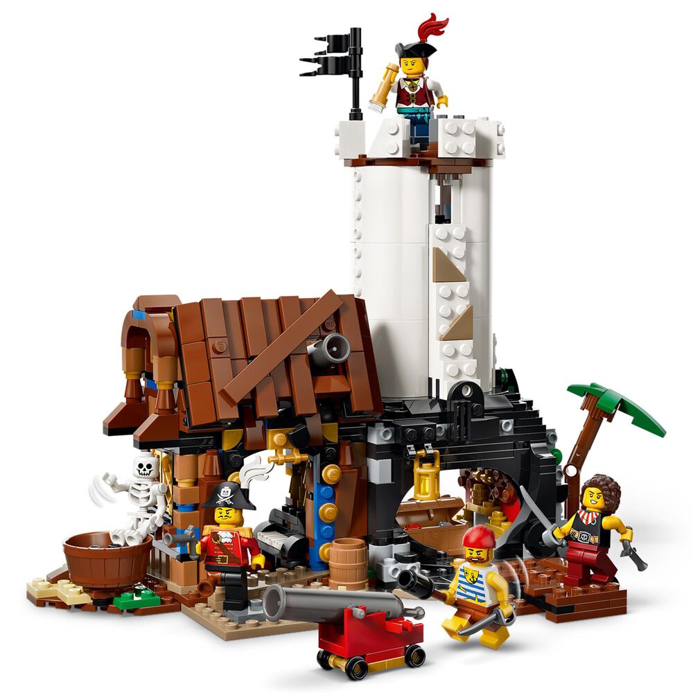 LEGO Creator Iconic Pirate Ship Building Set, , large