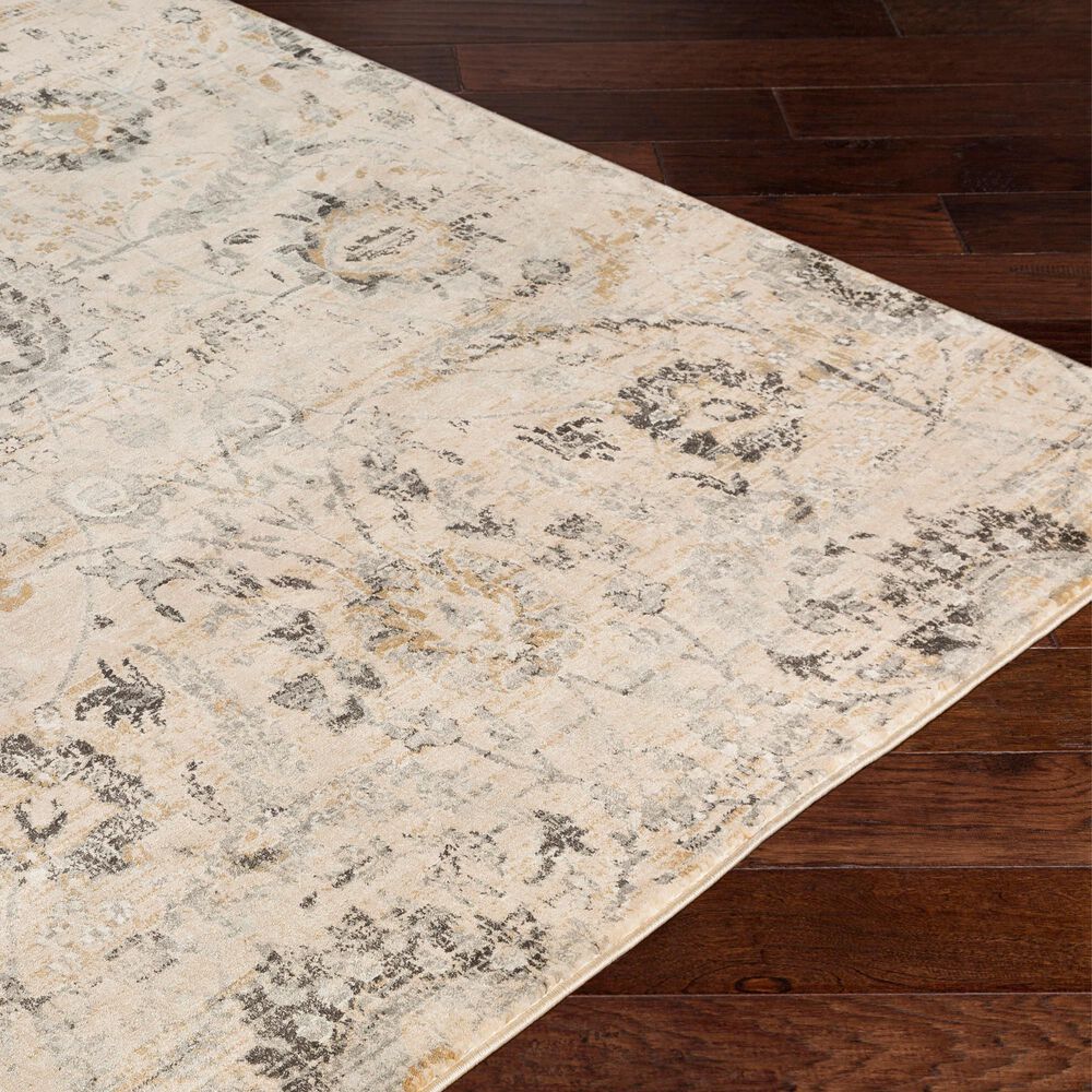 Surya Indigo IGO-2319 6&#39;9&quot; x 9&#39; Black, Gray and Beige Area Rug, , large