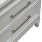 Belle Furnishings Reflections 2-Drawer Nightstand in Pearl White and Rhinestone, , large