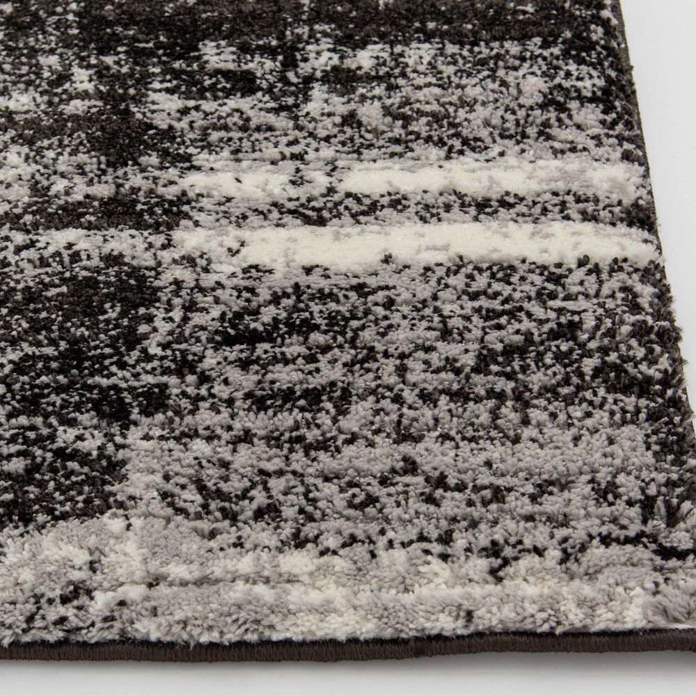 Central Oriental Structures Torrent Shaye 5&#39; x 7&#39;6&quot; Buff and Metal Area Rug, , large