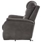 Ashley Snowfield Power Lift Recliner in Gunmetal, , large
