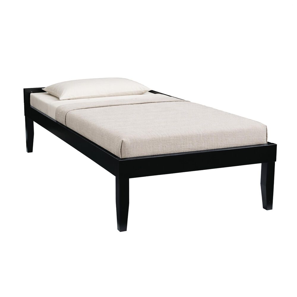 Linden Boulevard Twin Platform Bed in Black, , large