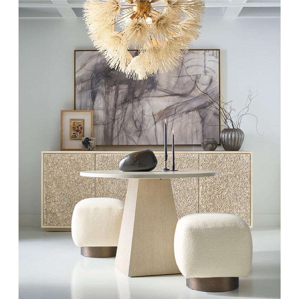 Universal Furniture Modern Sola Pouf in Berber Fleece, , large