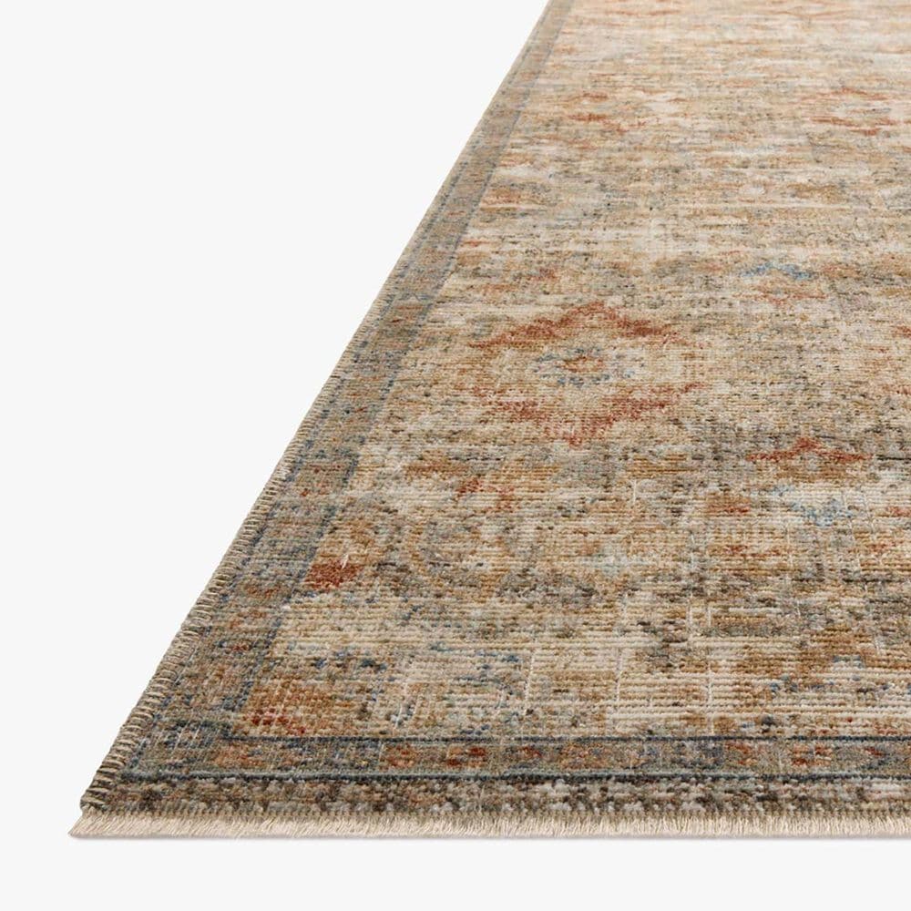 Loloi Heritage 9&#39; x 12&#39; Grey and Sunset Area Rug, , large
