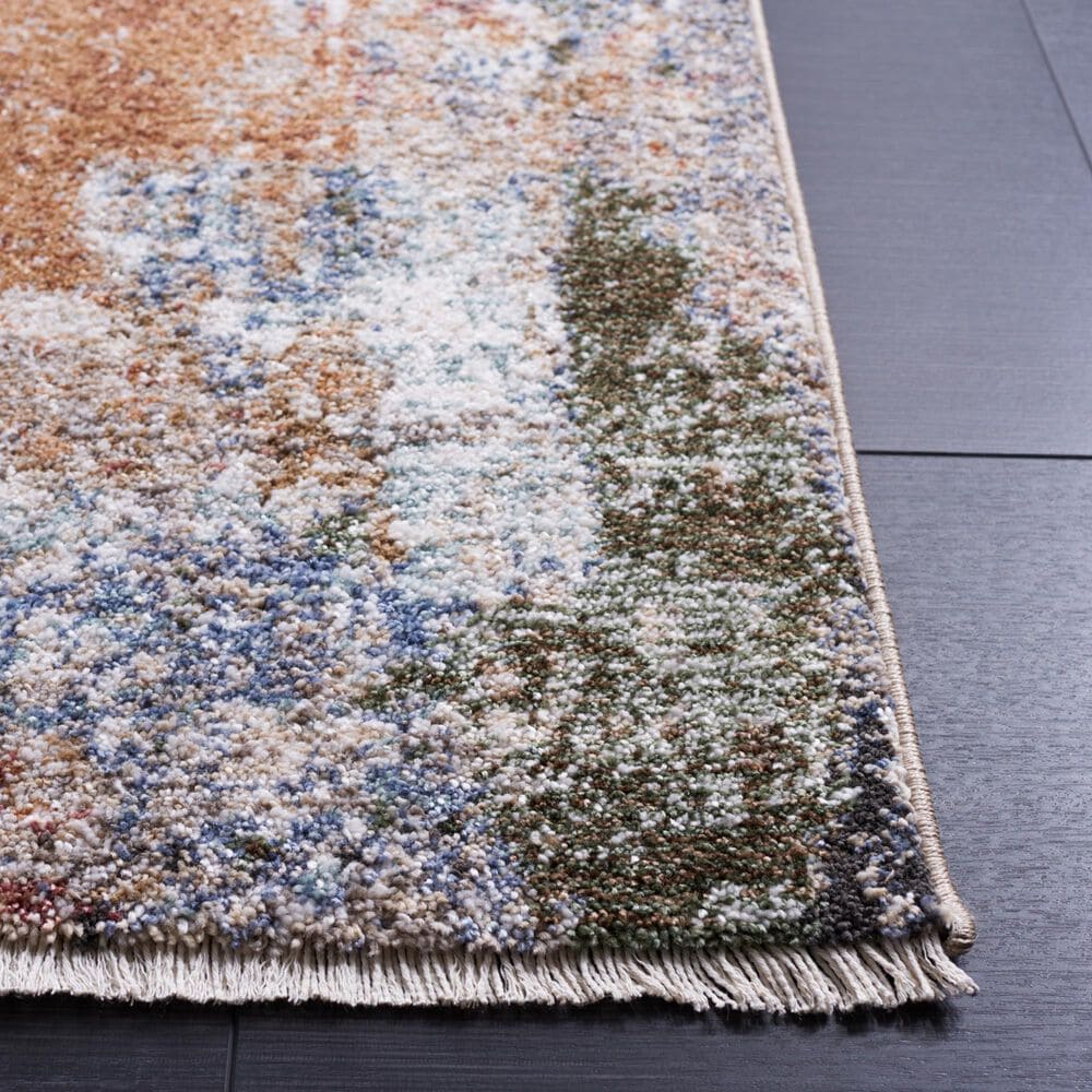 Safavieh Jasmine JSM334 2&#39;2&quot; x 9&#39; Ivory and Blue Runner, , large