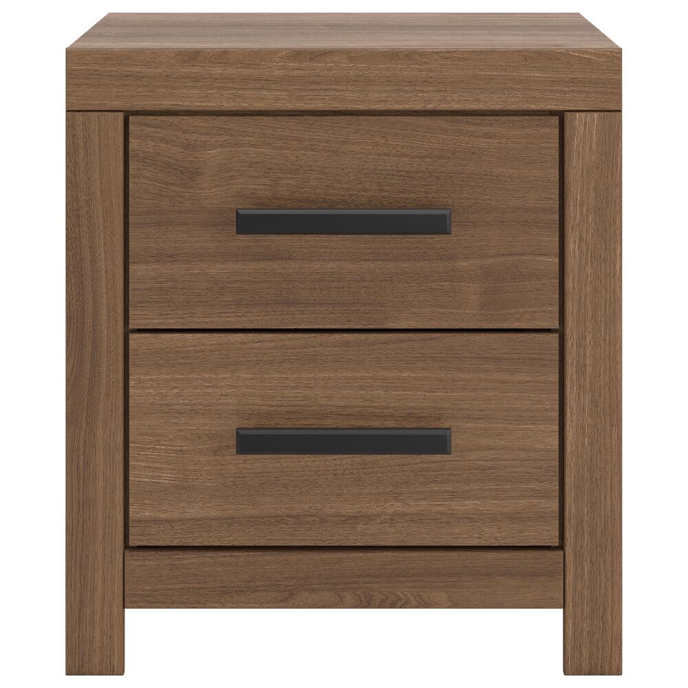 Ashley Broachmyn Twin Bed with Dresser, Chest, and Nightstand in Warm Auburn, , large