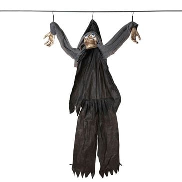 The Gerson Company 56" Lighted Halloween Skeleton with Sound and Light Sensor in Multicolor, , large
