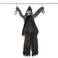 The Gerson Company 56" Lighted Halloween Skeleton with Sound and Light Sensor in Multicolor, , large