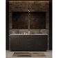 Lexora Home Abbey 72" Double Bathroom Vanity in Black Oak with 2 cm White Cultured Marble Top and Rectangular Sinks, , large
